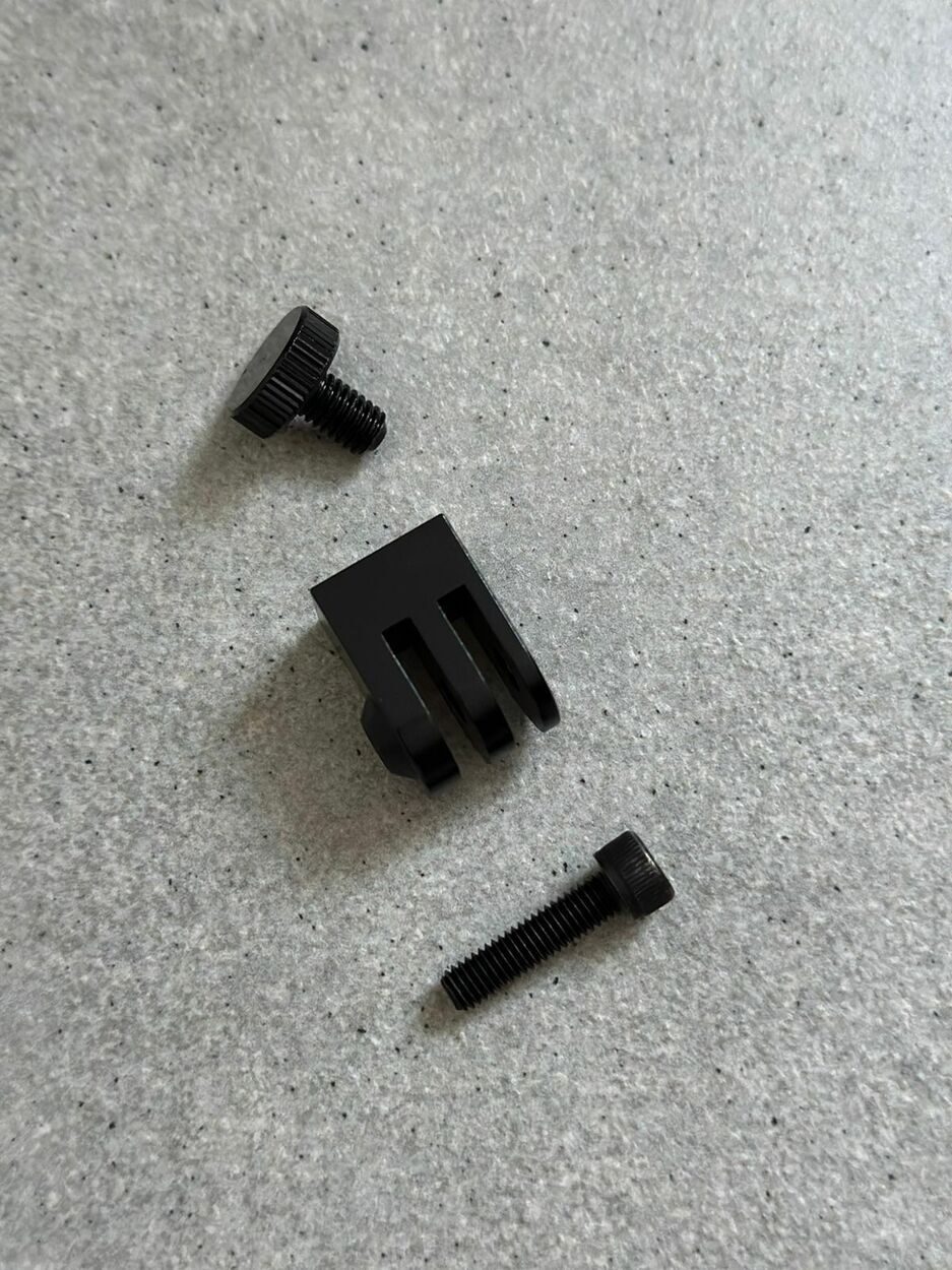 Крепление камеры GoPro на козырёк шлема