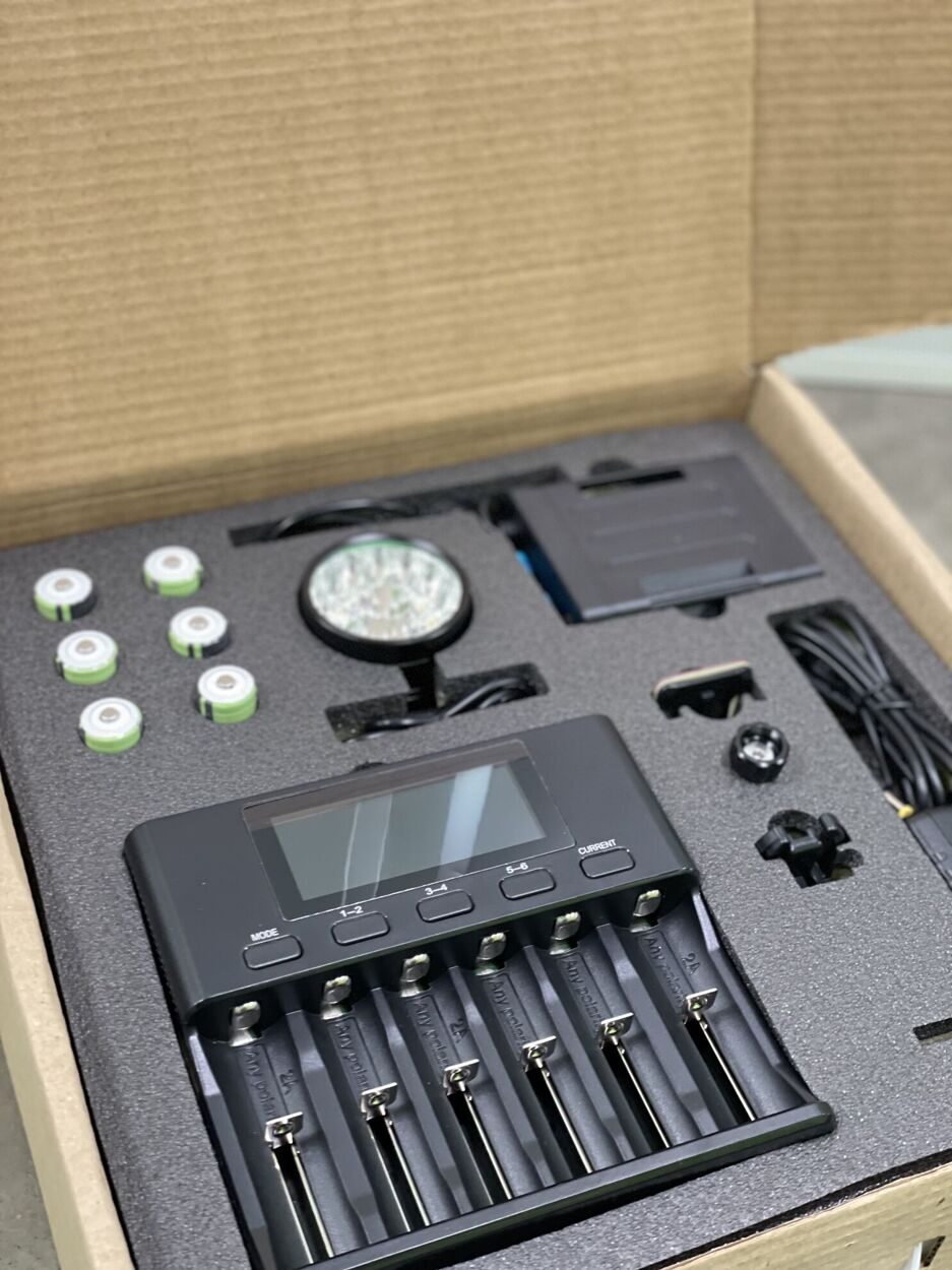 Фонарь на шлем Snow Division (крепление GoPro)