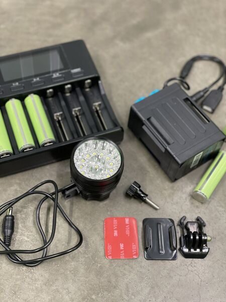 Фонарь на шлем Snow Division (крепление GoPro)